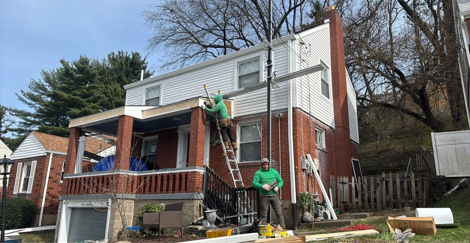 Siding Installation Project in Carnegie, PA